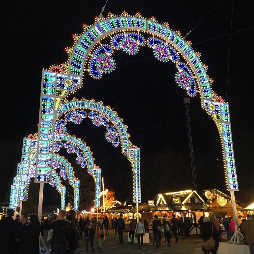 Winter Wonderland Lights in Hyde Park, london