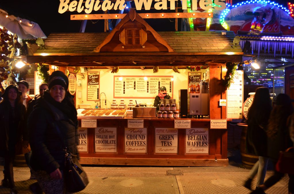 Winter Wonderland Hyde Park belgian waffle