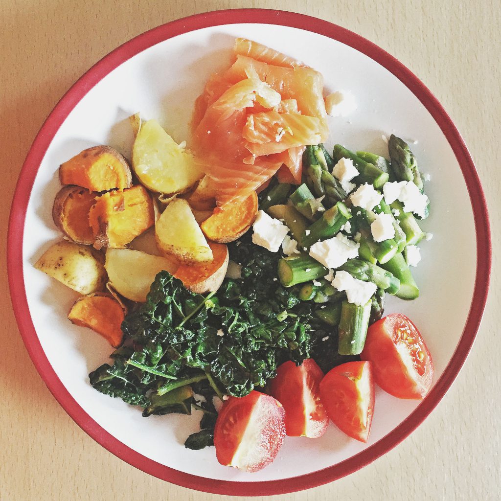 Quick and Easy Smoked Salmon Plate, Paleo Dinner Idea