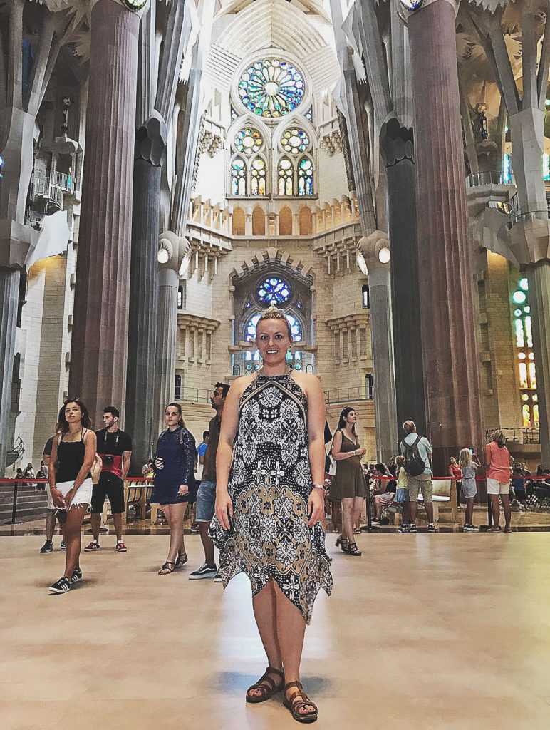 Taking it all in - Caffeineberry in Barcelona - Sagrada Familia