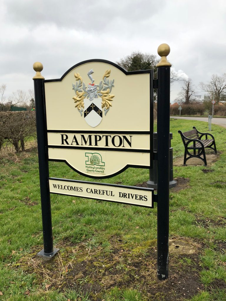 Rampton, England, Village