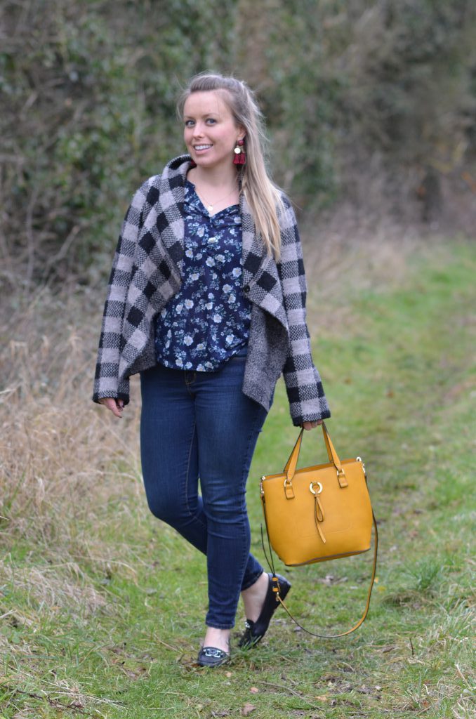 caffeineberry outfits and fashion, lifestyle blog, accessorize yellow bag