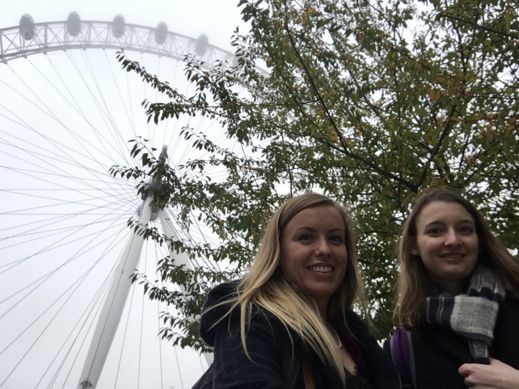 T and I at the London Eye