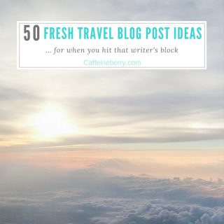 50 travel blog ideas