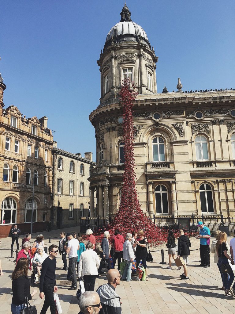 Sunny Hull Day, Weeping Window, Poppies